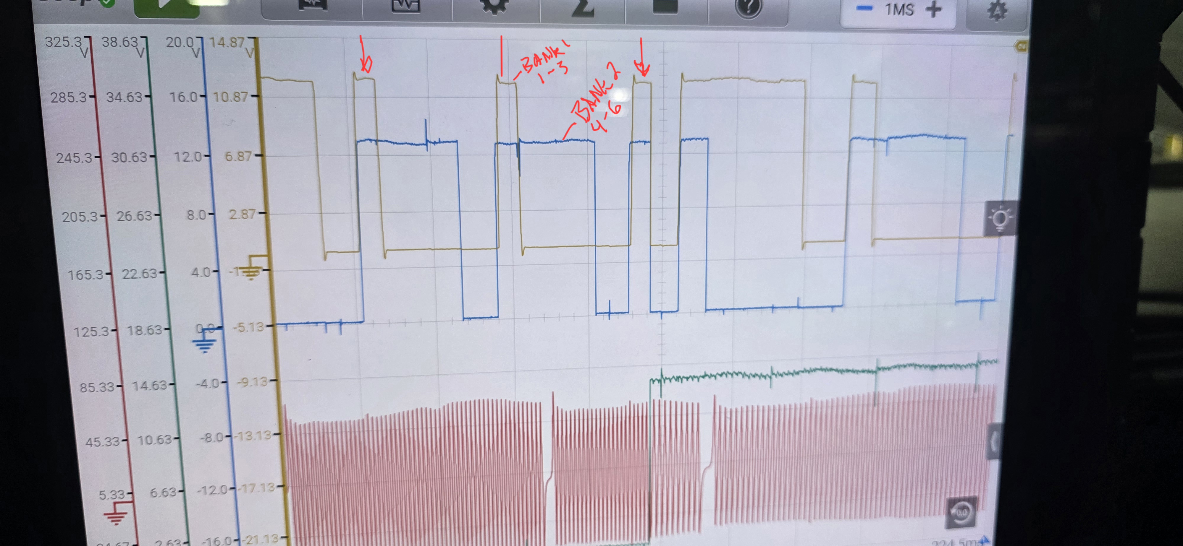 Oscilliscope diagnostics