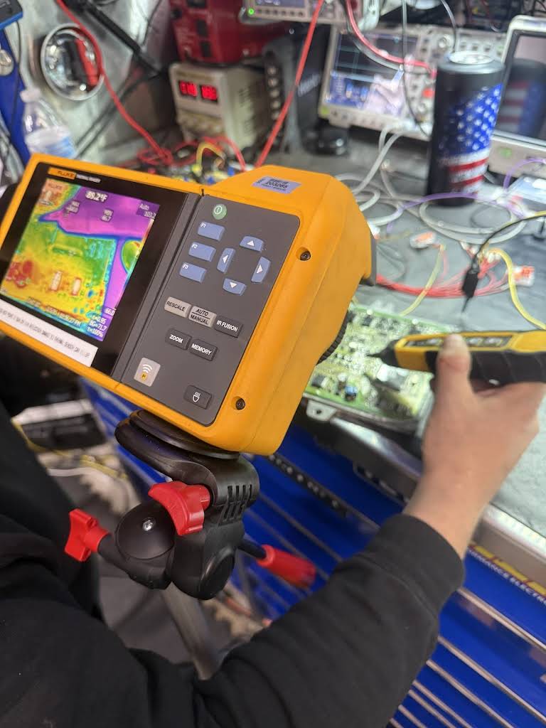 Thermal test and fault finding